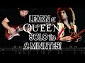 HOW TO PLAY Queen's Crazy Little Thing called Love Guitar Solo - Lesson with Tabs