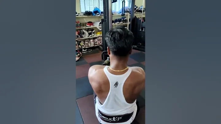 SEATED V-BAR  CABLE ROW  || Back Workout || #short...