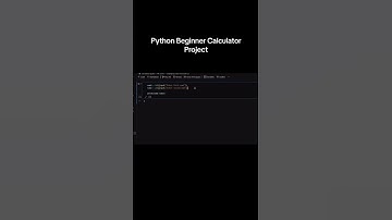How to Make a Calculator in Python Super Fast!