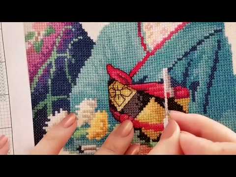 158.Как я вышиваю бэкстич.