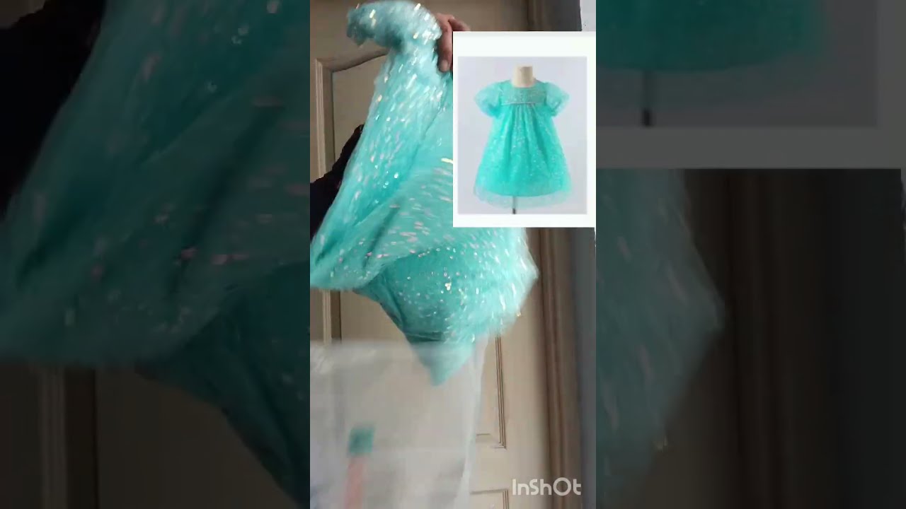 open lace back dress Girl Formal Dresses Baby Girl Ball Gowns Princess Dress Floral Sequin   marryshe