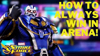 How You Can Always Win In Arena! April 2023 | MARVEL Strike Force | MSF
