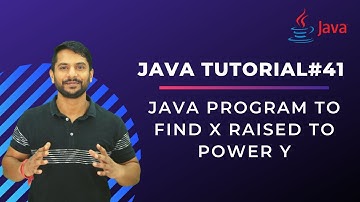 Java Program to Find X Raised to the Power Y - In Hindi