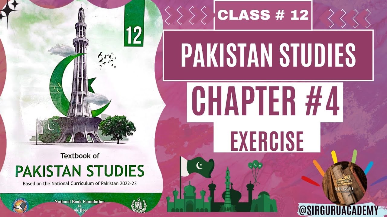 FBISE CLASS 12 PAKISTAN STUDIES New Book Unit 4 Natural Vegetation and Forests of Pakistan EXERCISE