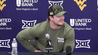 WVU Football Ben Cutter Press Conference 3/24/26