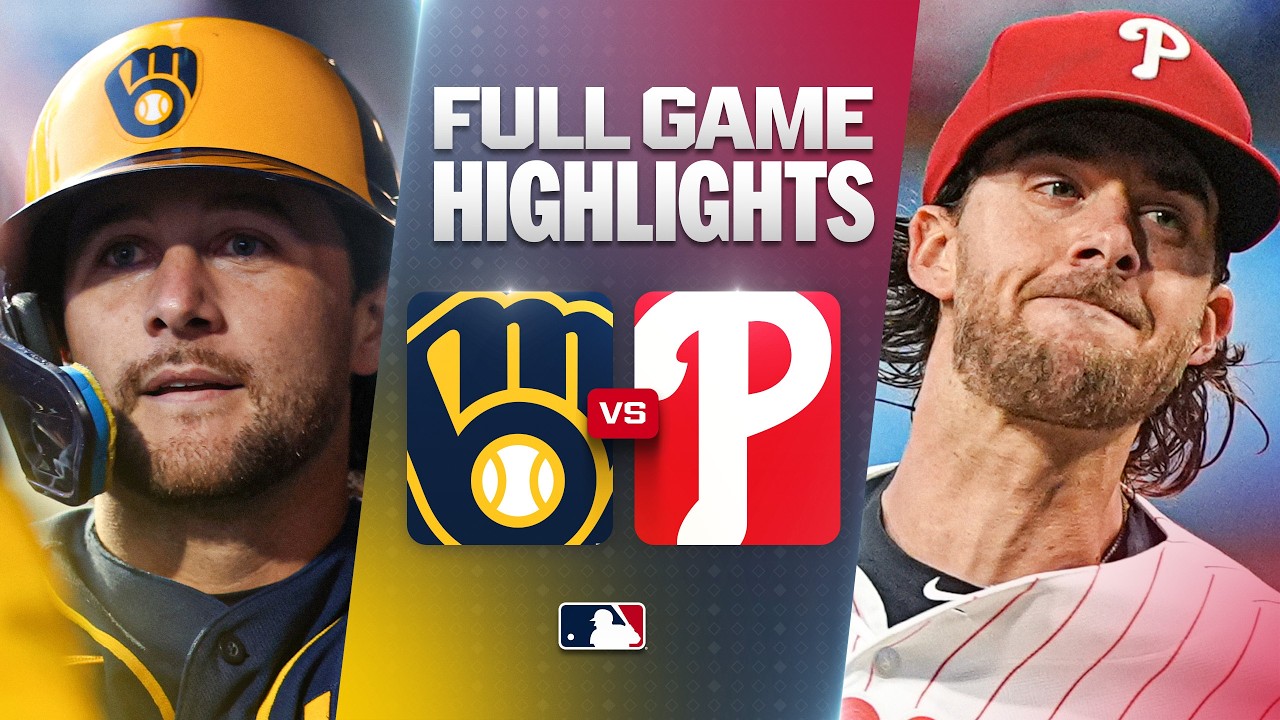 [MLB] 밀워키 브루어스 4 : 1 필라델피아 필리스 경기 결과·하이라이트