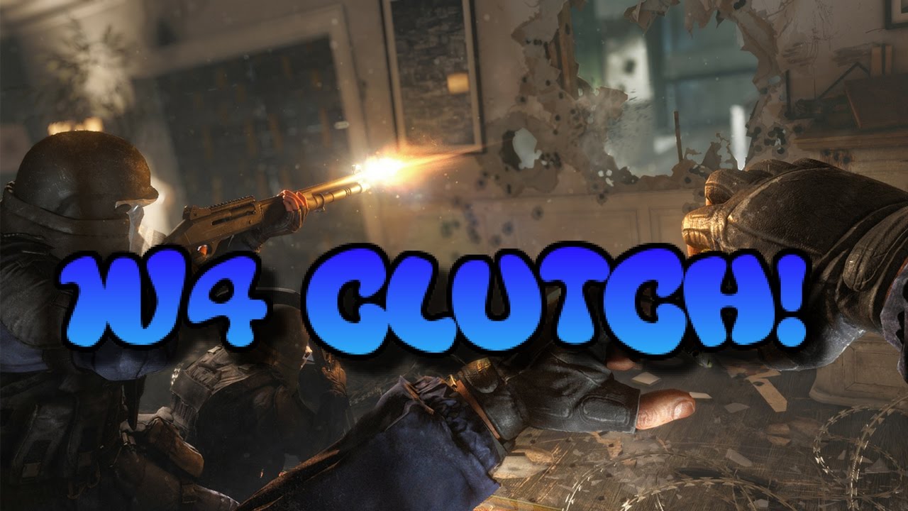 1V4 Clutch w/ Reactions - Rainbow Six Siege - YouTube
