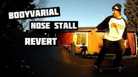 How to nose stall revert on mini ramp.