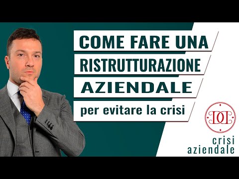 Video: Chi è una ristrutturazione aziendale?