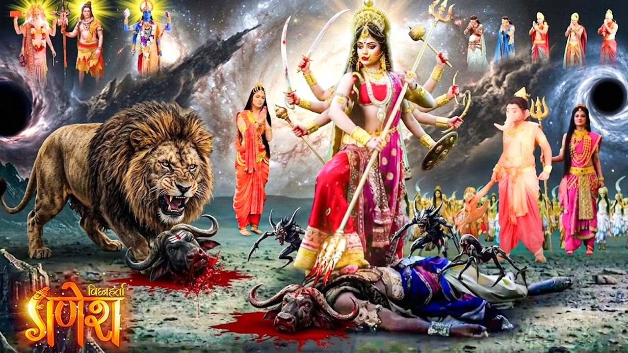 जब माता महाकामेश्वरी ने त्रिशूल से भंडासुर का सिर काट दिया! | Vignaharta Ganesh | EP - 565