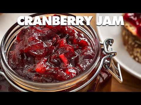 Homemade Cranberry Jam - Dished #Shorts