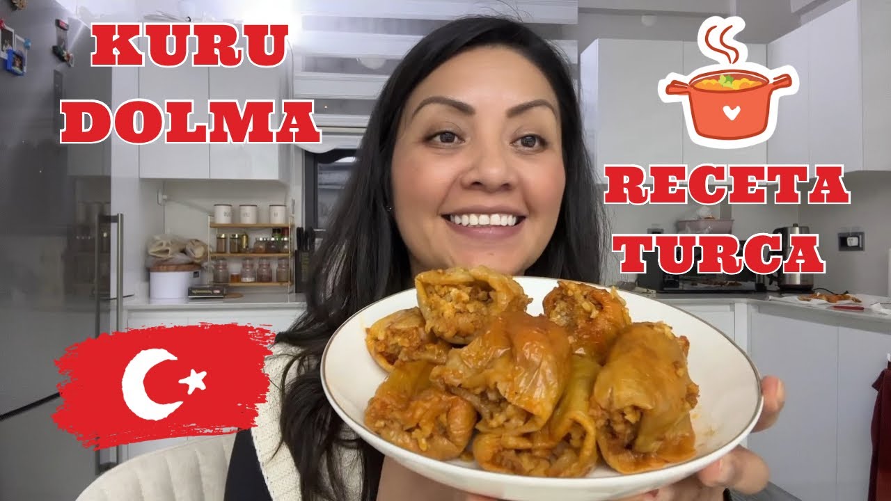 Dolma / receta Turca / pimientos rellenos 🫑 🇹🇷
