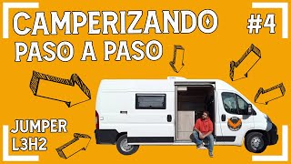 CAMPERIZANDO PASO A PASO #4 | EMPEZAMOS CON EL MOBILIARIO  | BASE CAMA  | ASEO | COCINA