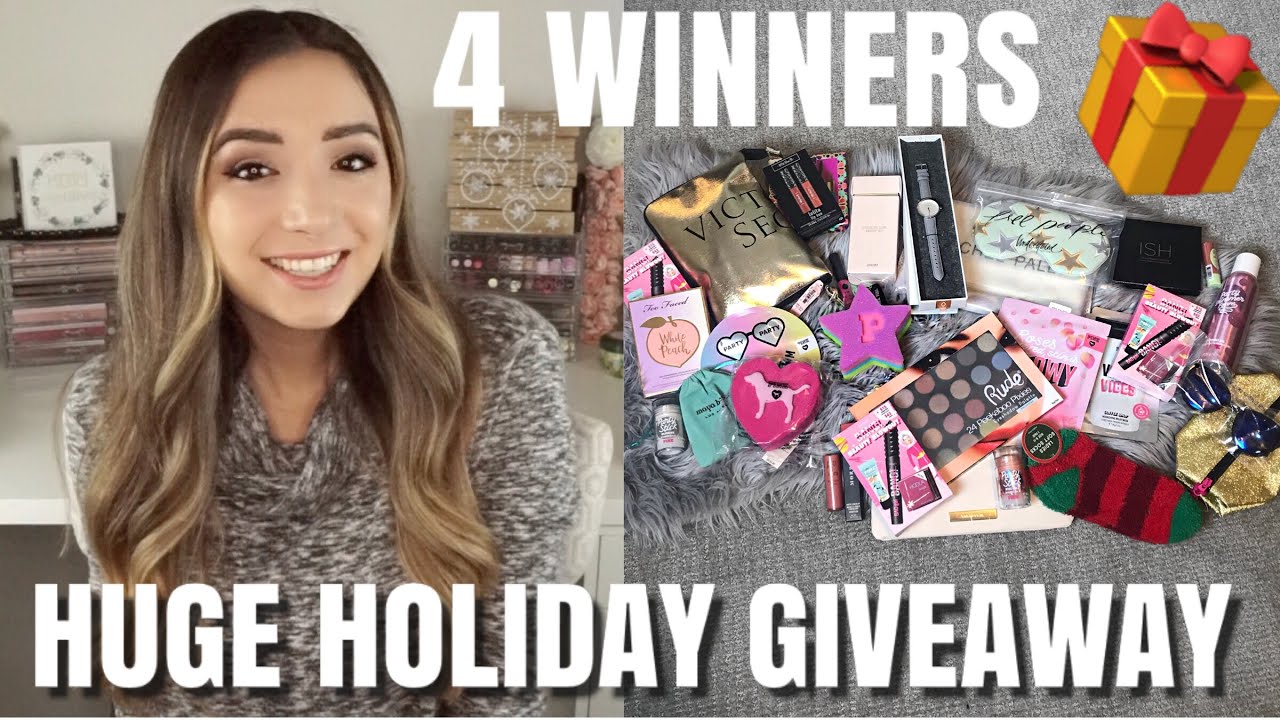 HUGE $500 INTERNATIONAL HOLIDAY GIVEAWAY | 4 WINNERS | 2018