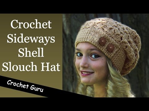 how-to-crochet-a-slouchy-hat---sideways-shell-slouch-hat-pattern