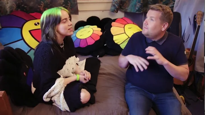 Billie Eilish‘s giving James Corden her Spider 🕷😱 | MARC POELMANN