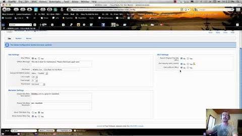 How To Setup Joomla and the Initial Joomla Global Configuration!