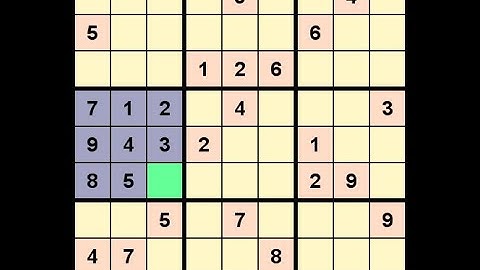 How to Solve New York Times Sudoku Hard October 14, 2021