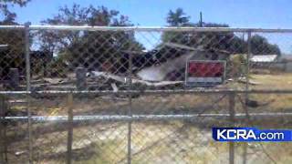 From The Field: Homes Burn In Modesto