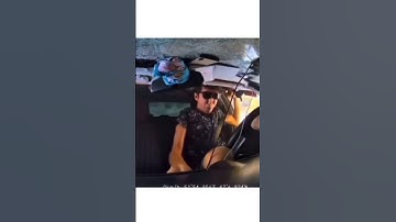 Man Rolls His Car, Blasts AC/DC Like a Legend 🎸🔥 #shorts