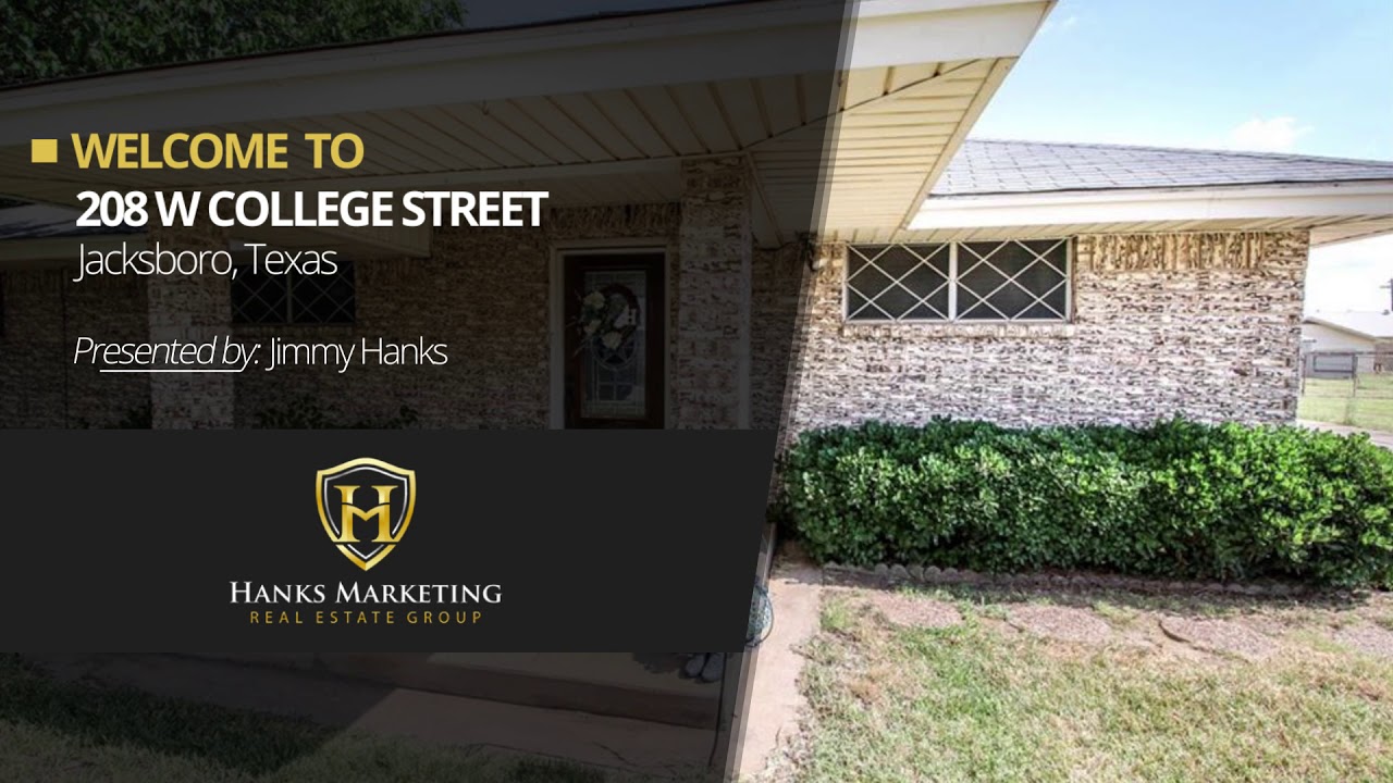 208 W College Street Jacksboro, Texas 76458 | Jimmy Hanks | Search Homes for Sale