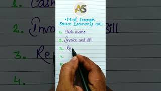 Types of Source Documents | #sourcedocument #sourcedocumentsinaccounting #shorts #shortvideo
