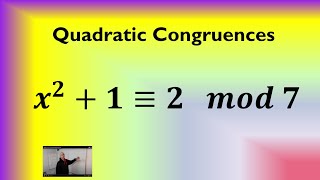 Solve a Quadratic Congruence