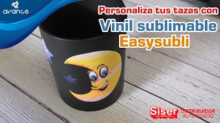 Decoración de Tazas con vinil textil Siser Easysubli