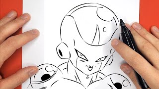 COMO DESENHAR FREEZA, DRAGON BALL SUPER #2, COLORINDO DESENHO