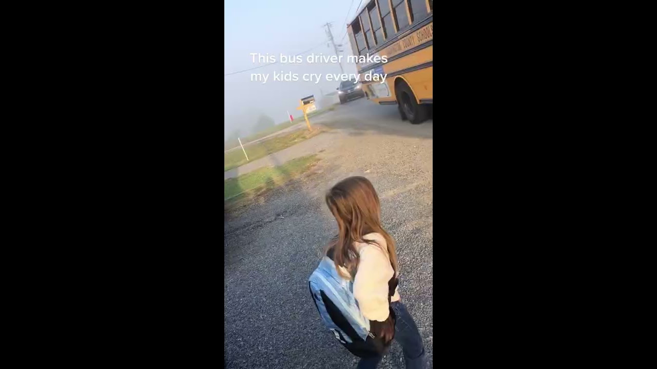 Mean Karen Yells At Kids On The School Bus By Making Them Cry