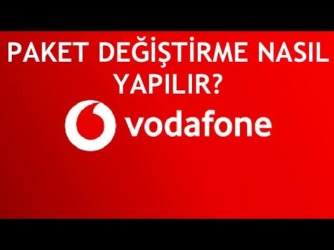 Vodafone Paket Değiştirme Nasıl Yapılır?