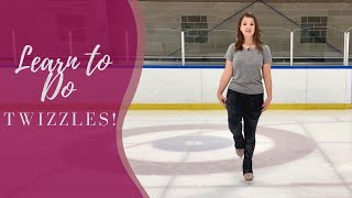 How To Do Twizzles in Figure Skates  Ice Dancing Twizzles