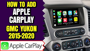 GMC Yukon Apple CarPlay - How To Add Apple CarPlay GMC Yukon Denali NavTool Video Interface DVD Cam