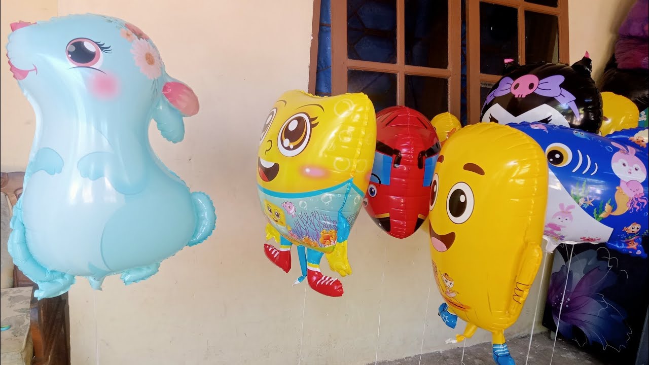 Mencari balon karakter