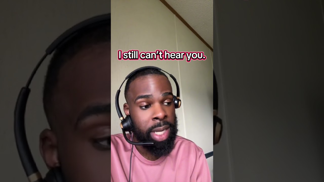 I can’t hear you! 😂 #customerservice #workfromhome #viral #contentcreator #fyp #shorts