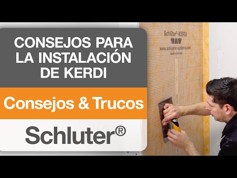 Video: ¿Es necesario impermeabilizar el tablero Kerdi?