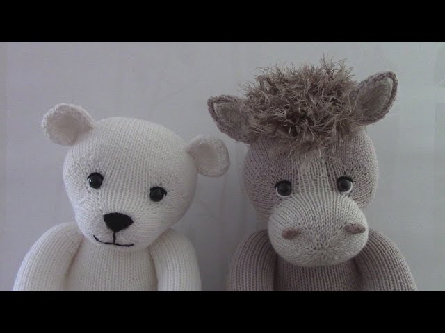 How to baby proof eyes and noses for stuffed animals #knit