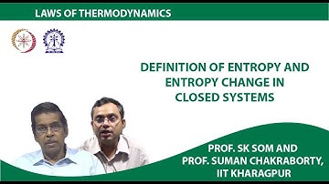 Definition of entropy and entropy change in closed systems