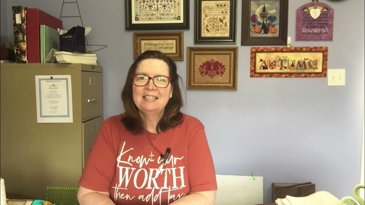 How to soften Aida fabric YouTube