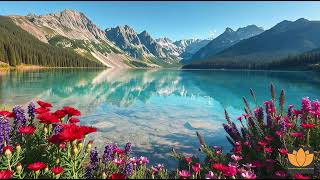: Peaceful Mountain Lake  Relaxing Piano & Birdsong | Nature Ambience for Meditation, Focus & Sleep