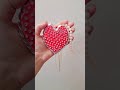 omg!!Making a mini heart clay bag#diy#shorts#100klove#ytshorts#trending#shortsvideo♥️♥️♥️