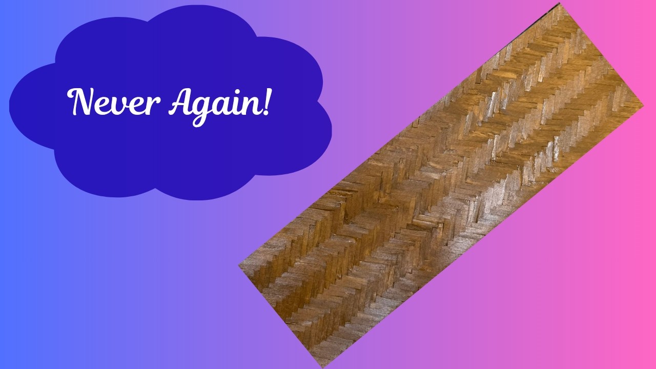 How to make a mini parquet floor