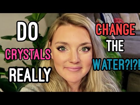 Crystal Vibration Water Test DIY Experiment with Crystals Crystal Energy Rose Quartz Test