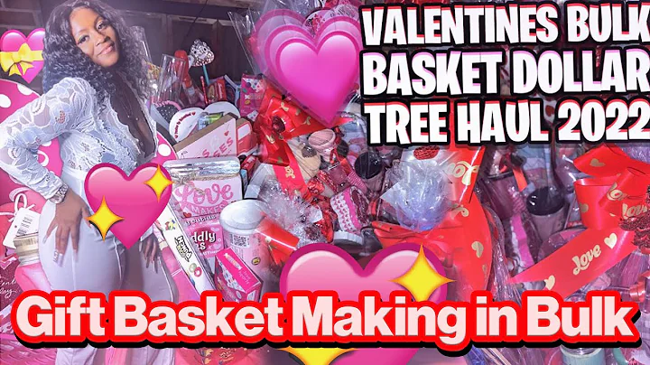 Making Valentine's Day Baskets in Bulk to Sale and make over $5K in profit
