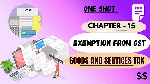 Exemption from GST|3rd SEM|B.com&BBA |NEP|ONE SHOT|GST|PU|Studysphere4554