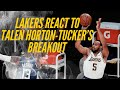 Lakers Players, Coaches Wowed By A Surprising Aspect Of Talen Horton-Tucker's Game