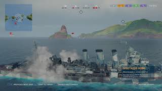 WORLD OF WARSHIPS LEGENDS ARENA EARLY LOOK GO TEAM GO HMS DEVONSHIRE PS4 ONLINE 