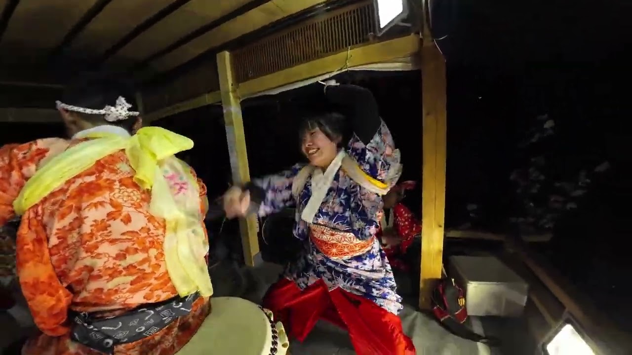 令和8年勝山左義長祭り・上郡櫓1日目ラスト