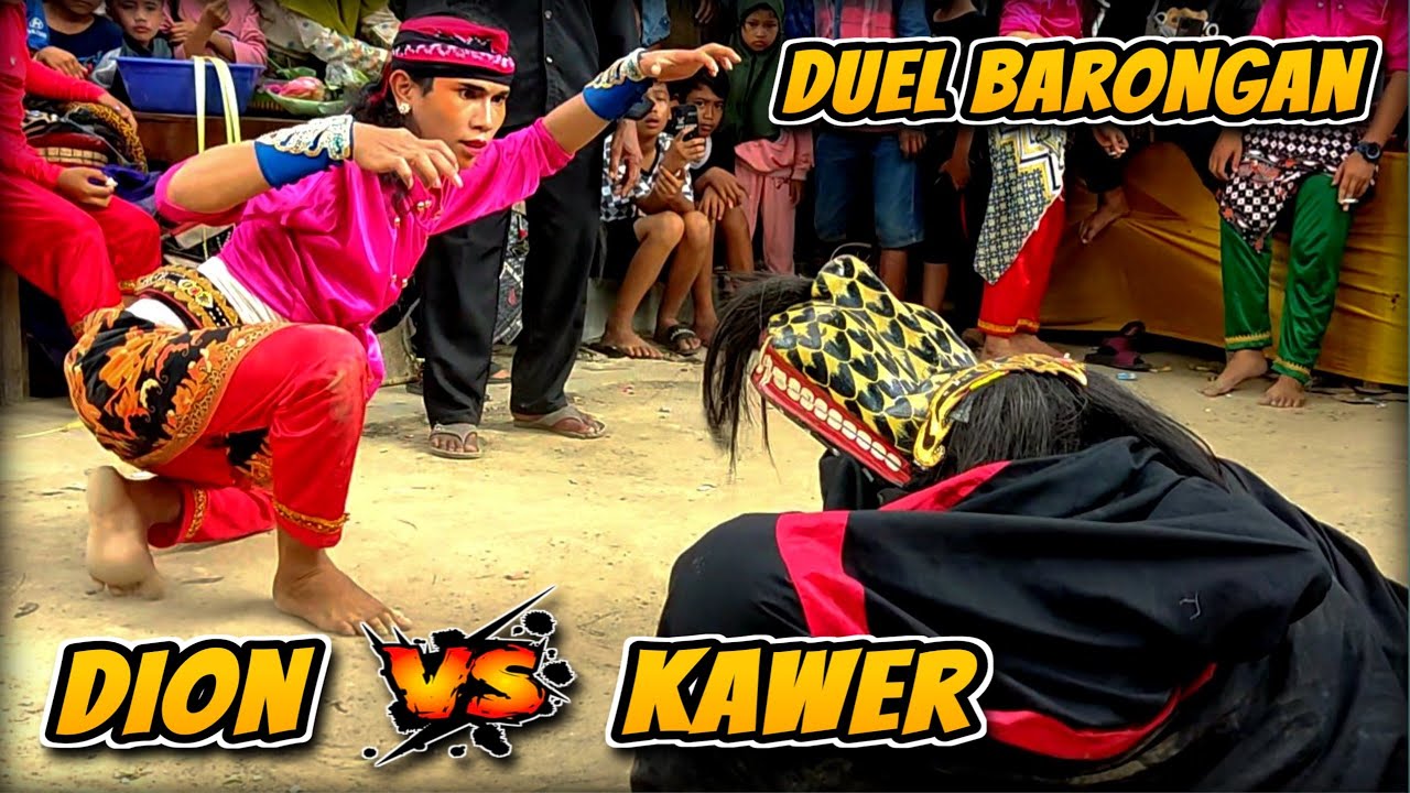 DUEL BARONGAN KAWER vs DION LANJUT GUYONAN KOCAK YANG PASTI BIKIN NGAKAK || EBEG LANGLANG BUANA