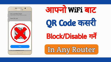 How To Disable WiFi QR Code | Disable Tap To Share WIFI Password Scan in Mobile